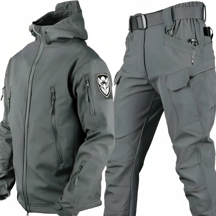 Tactische Windbreaker en Broek - Weerbestendig en Stoer ontwerp met meerdere opbergvakken