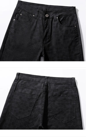 Patrick | Trendy Geruite Slim Fit Broeken voor Heren Vrijetijd & Stijlvol