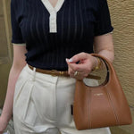 Laura | Stijlvol Strik Poloshirt met Kraag in Slim Fit