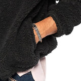 Laurens™ Heren Sherpa Gevoerde Teddy Fleece Jas met Capuchon