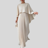 Seraphina Luxe | Elegante Maxi-Jurk met Vleermuismouwen