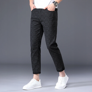Patrick | Trendy Geruite Slim Fit Broeken voor Heren Vrijetijd & Stijlvol