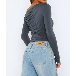 Käthe | Stijlvol Twisted Langsleeve Top voor Vrouwen