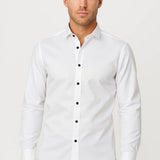 Elegant Slim Fit Overhemd voor Zakelijke en Casual Stijl