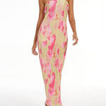 Theresia | Bloemenprint Bandeau Maxikleed - stijlvol & vrouwelijk