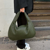 Charlyne | Grote gevlochten Hobo-tas