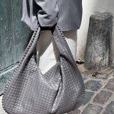 Charlyne | Grote gevlochten Hobo-tas