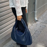 Charlyne | Grote gevlochten Hobo-tas