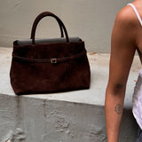 Zella | Luxe Dames Handtas van Suède