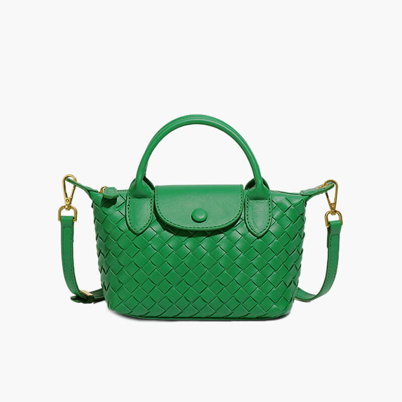 Gemma | Gevlochten Mini-Tas van Kunstleer