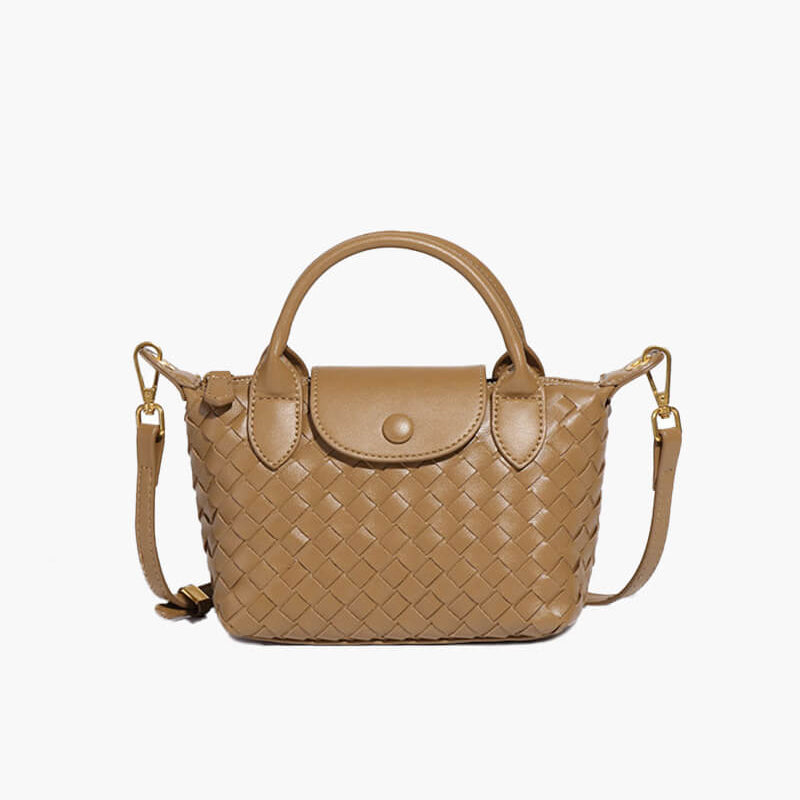 Gemma | Gevlochten Mini-Tas van Kunstleer