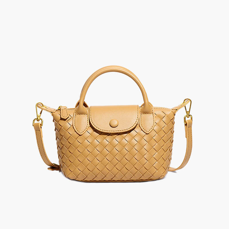 Gemma | Gevlochten Mini-Tas van Kunstleer
