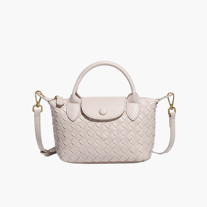 Gemma | Gevlochten Mini-Tas van Kunstleer