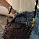 Gemma | Gevlochten Mini-Tas van Kunstleer