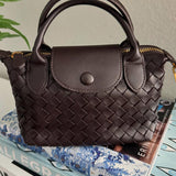 Gemma | Gevlochten Mini-Tas van Kunstleer