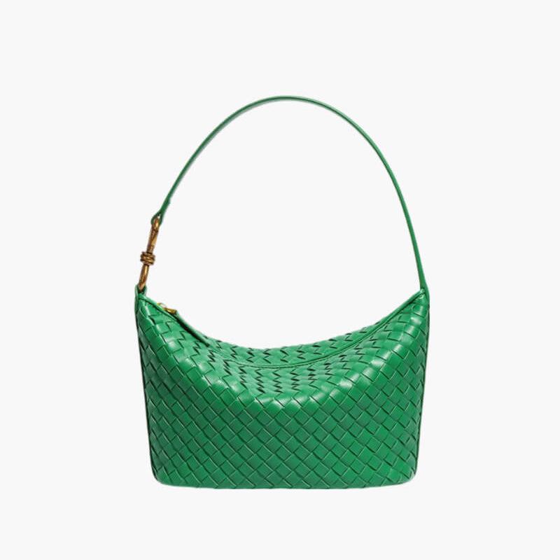 Isana | Elegante gevlochten schoudertas