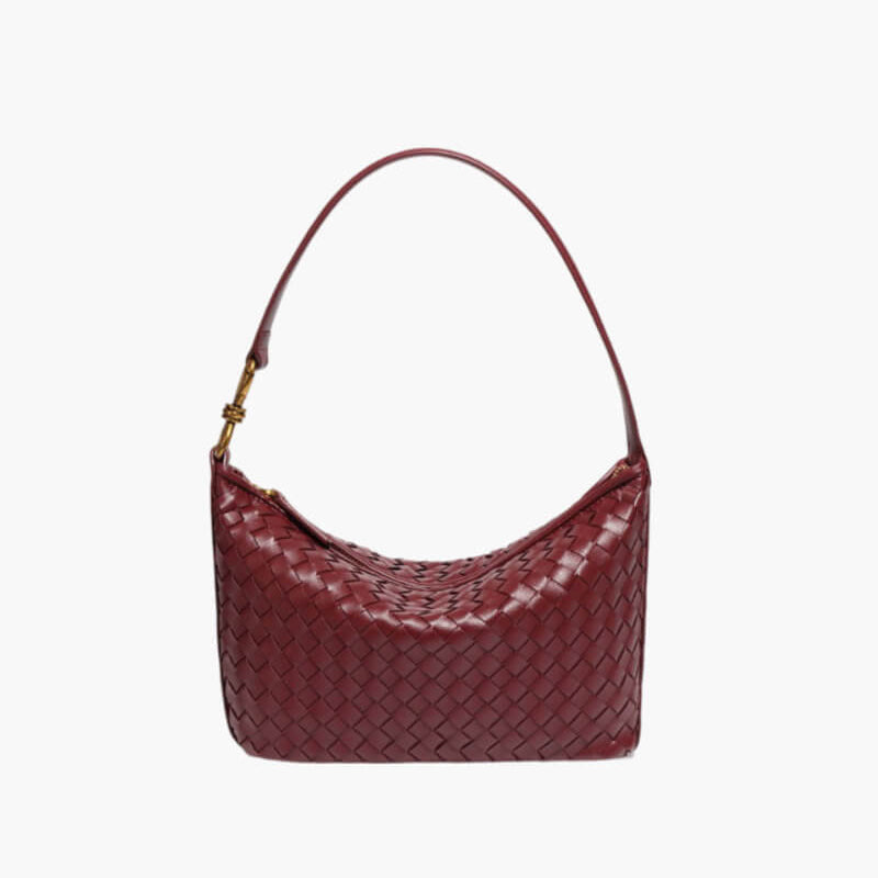 Isana | Elegante gevlochten schoudertas