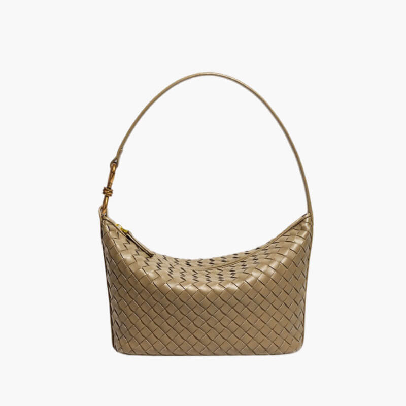 Isana | Elegante gevlochten schoudertas