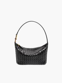 Isana | Elegante gevlochten schoudertas