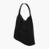 Olga | Minimalistische Schoudertas van Suède