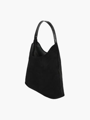 Olga | Minimalistische Schoudertas van Suède