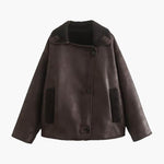 Kiara | Stijlvolle Jack met Kunstleer- en Fleece-Details