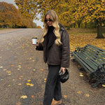 Kiara | Stijlvolle Jack met Kunstleer- en Fleece-Details