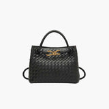 Carlee | Gevlochten Mini-Tas met Elegante Accent