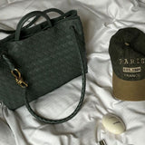 Carlee | Gevlochten Mini-Tas met Elegante Accent