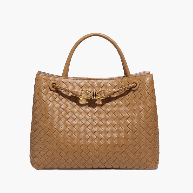 Carlee | Gevlochten Mini-Tas met Elegante Accent