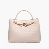 Carlee | Gevlochten Mini-Tas met Elegante Accent