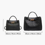 Carlee | Gevlochten Mini-Tas met Elegante Accent