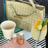 Carlee | Gevlochten Mini-Tas met Elegante Accent