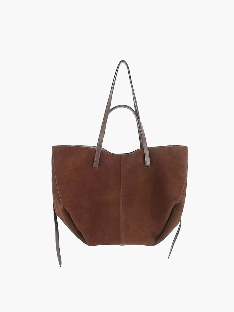 Pauline | Ruime Dames-Shopper-Tas van Suède