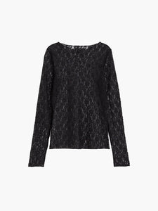 Selina | Lange Mouw Kant Top