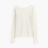 Selina | Lange Mouw Kant Top
