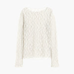Selina | Lange Mouw Kant Top