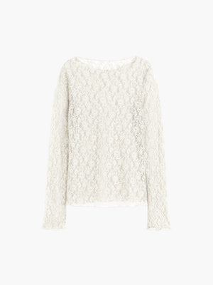 Selina | Lange Mouw Kant Top