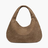 Yvon | Gevlochten Hobo-Tas van Suède XL