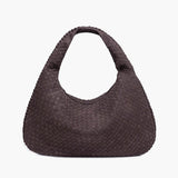 Yvon | Gevlochten Hobo-Tas van Suède XL