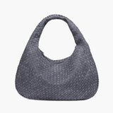 Yvon | Gevlochten Hobo-Tas van Suède XL