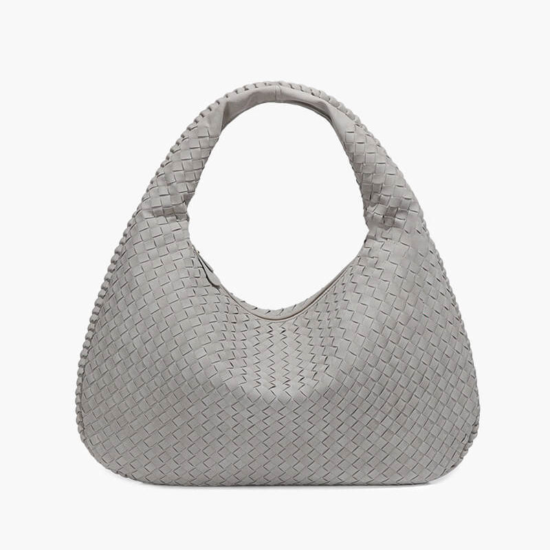 Yvon | Gevlochten Hobo-Tas van Suède XL