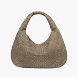 Yvon | Gevlochten Hobo-Tas van Suède XL