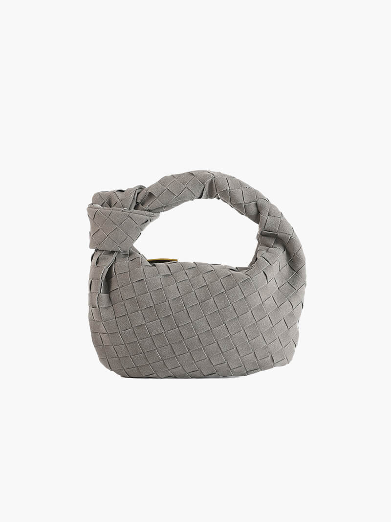 Ilyse | Gevlochten Mini-Tas van Suède