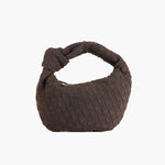 Ilyse | Gevlochten Mini-Tas van Suède