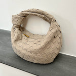 Ilyse | Gevlochten Mini-Tas van Suède