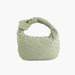 Ilyse | Gevlochten Mini-Tas van Suède