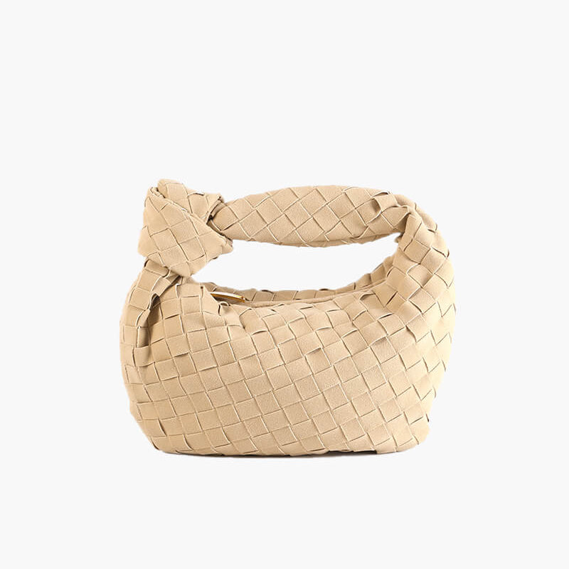 Ilyse | Gevlochten Mini-Tas van Suède