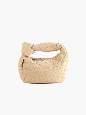 Ilyse | Gevlochten Mini-Tas van Suède
