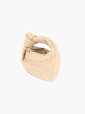 Ilyse | Gevlochten Mini-Tas van Suède